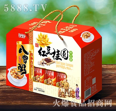 百世樂紅豆桂圓八寶粥屋頂禮盒