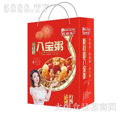百世樂新桂圓八寶粥禮品袋