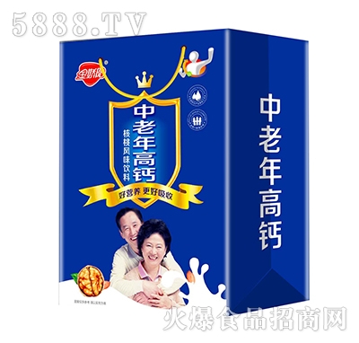 金嬌陽中老年高鈣核桃風(fēng)味飲料禮盒裝