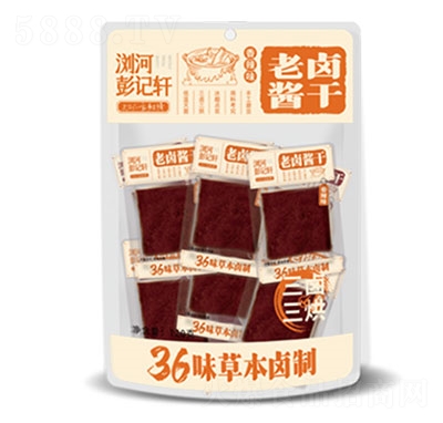 彭記軒老鹵醬干香辣味休閑零食120g