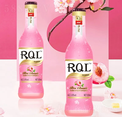 情動RQL預(yù)調(diào)雞尾酒蜜桃味果酒飲料