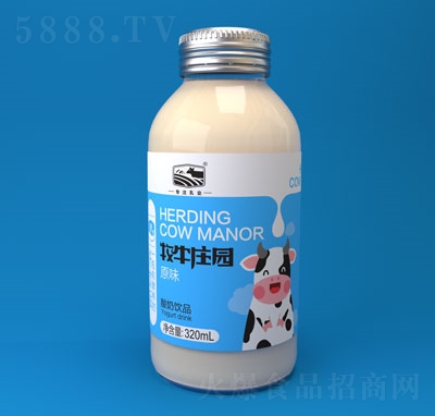 牧牛莊園原味酸奶飲品320ml