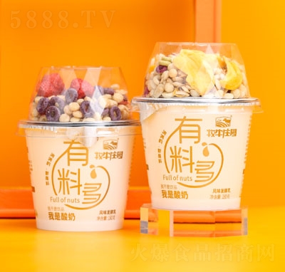 牧牛莊園有料多我是酸奶風(fēng)味發(fā)酵乳