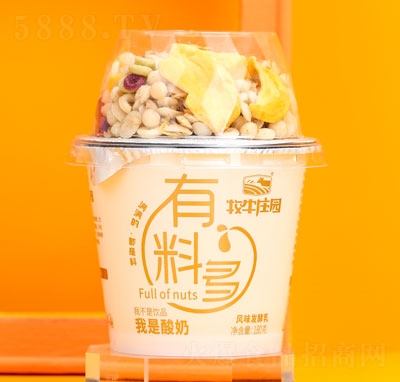 牧牛莊園有料多我是酸奶風(fēng)味發(fā)酵乳180g