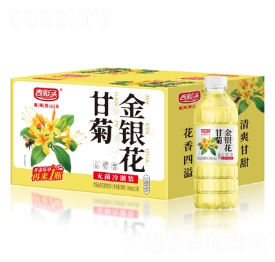 吉彩頭甘菊金銀花植物飲料700mlX15瓶