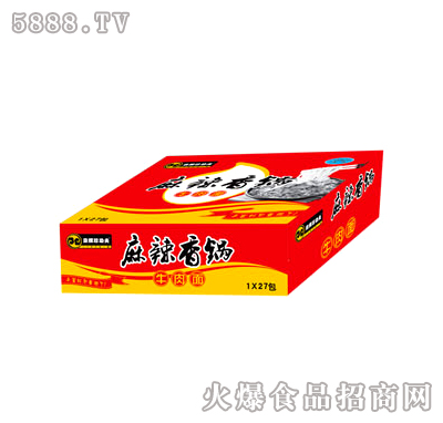1x27包麻辣香鍋牛肉面