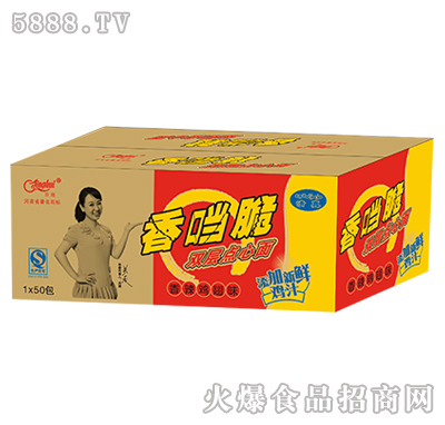 68gx50包京輝香當脆雙層點心面香辣雞翅味