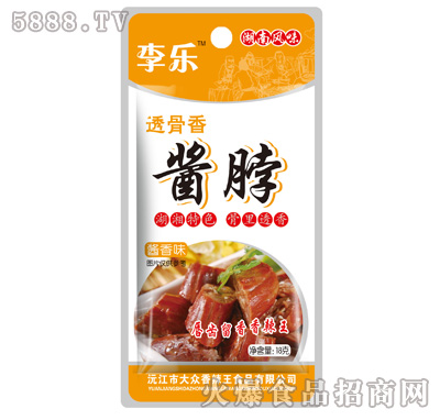 18g李樂醬香味醬脖