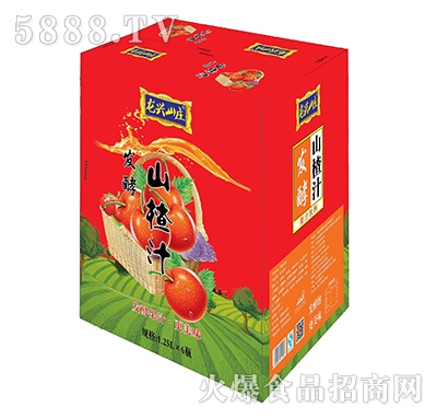 1.25Lx6龍興山莊發(fā)酵山楂汁