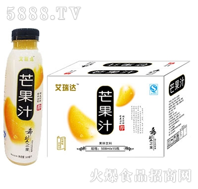 艾瑞達(dá)芒果汁508mlx15瓶