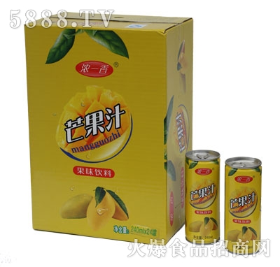 GZ07濃一香高拉罐芒果汁規(guī)格1-24-240ml