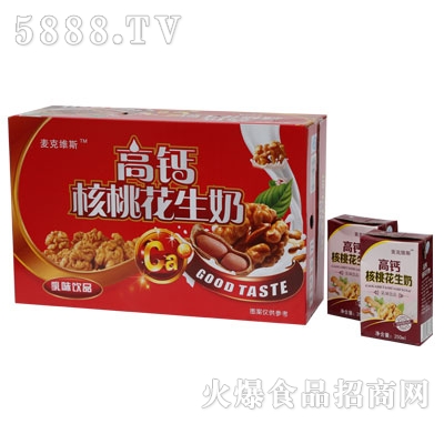 S03麥克維斯高鈣核桃花生奶規(guī)格1-24-250ml