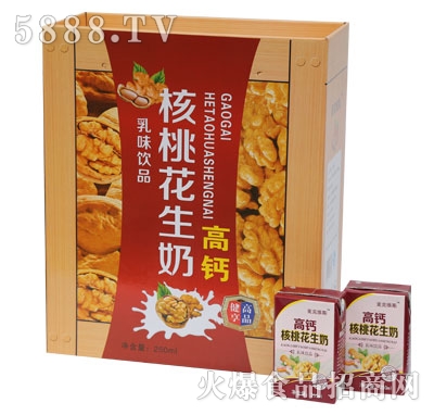 SL04麥克維斯高鈣核桃花生奶木制禮盒規(guī)格250ml-16-4