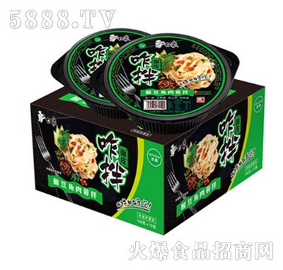 白象咋拌面皮酸豆角肉蓉味