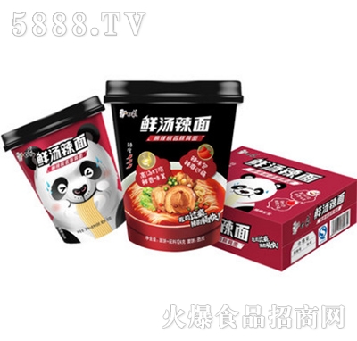 白象鮮湯辣面麻辣椒香豚骨面