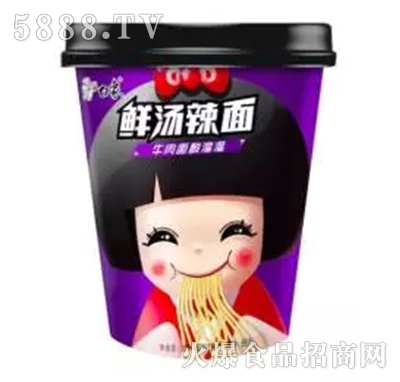 白象鮮湯辣面杯面