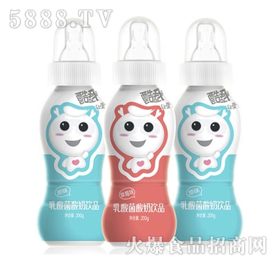飲料代理酷我奶嘴乳酸菌飲品奶嘴飲料200g原味