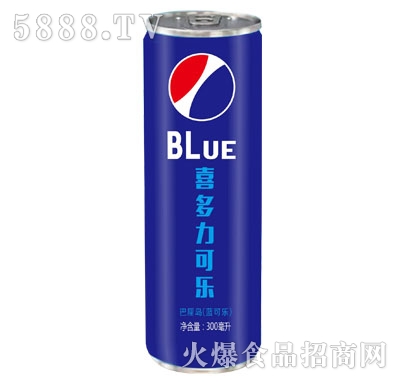 喜多力巴厘島藍色可樂300ml