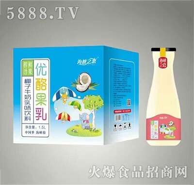 海峽之戀椰子牛奶1.5L×6瓶