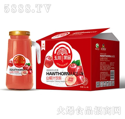 1.5L×6玉川果園手柄優(yōu)選山楂汁飲料