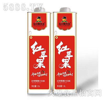 1.5L×6玉川果先生保鮮屋紅蘋果果汁飲料