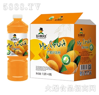 1.5L×6玉川果先生芒果汁飲料