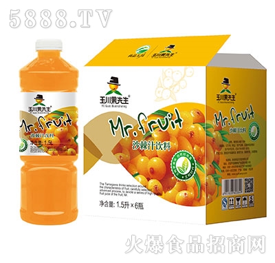 1.5L×6玉川果先生沙棘汁飲料