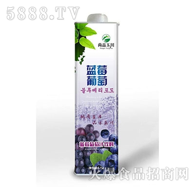 1.5L×6尚品玉川保鮮屋藍莓葡萄汁飲料