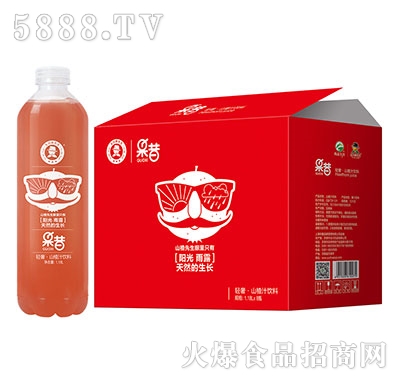 1.18L×6輕奢果昔益生菌果汁山楂汁飲料