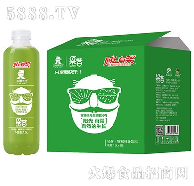 1.5Lx6輕奢果汁益生菌果汁獼猴桃汁飲料