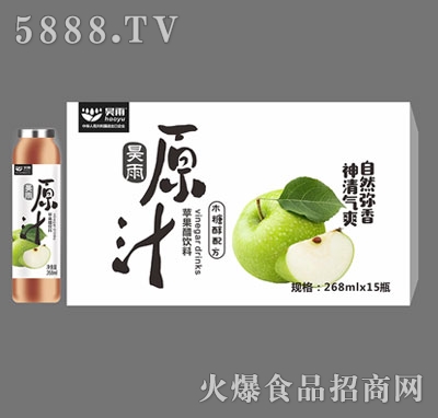 昊雨原汁蘋果醋飲料268mlX15