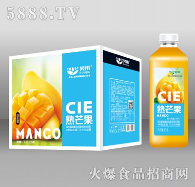 昊雨益生菌發(fā)酵芒果果汁飲料1.2LX6