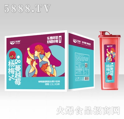 昊雨楊梅蔓越莓復合果汁飲料