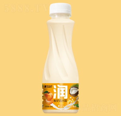 玉川果先生酸奶西米露（黃桃粒+椰果）420ml