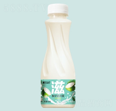玉川果先生酸奶西米露（椰子味+椰果）420ml