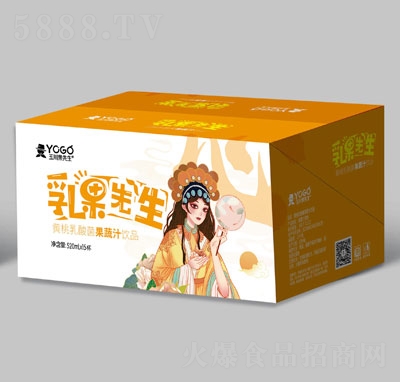 乳果先森黃桃乳酸菌果蔬汁飲品（箱）
