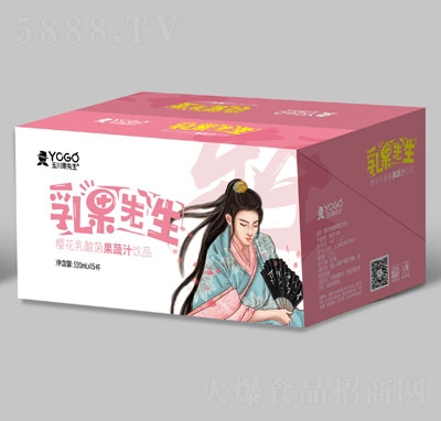 乳果先森櫻花乳酸菌果蔬汁飲品（箱）