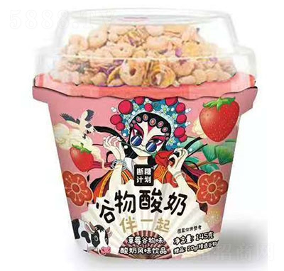 斷糖計劃草莓谷物酸奶風味飲品145g