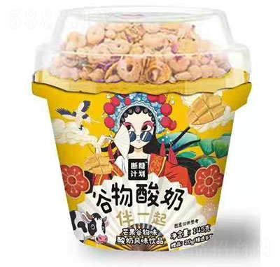 斷糖計劃芒果谷物酸奶風味飲品145g