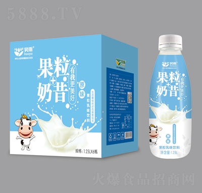 昊雨果粒奶昔原味1.25LX6