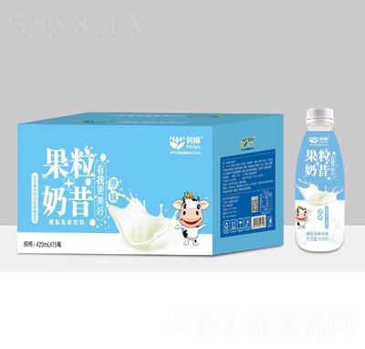 昊雨果粒奶昔原味420mlX15