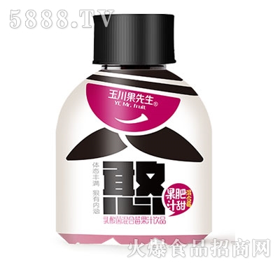 玉川果先生小憨果乳酸菌混合莓果汁飲品
