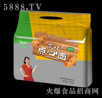 京輝炭燒點心面經(jīng)典香蔥雞汁味560g（手提袋）