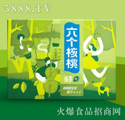 六個(gè)核桃抹茶+植物蛋白飲品（箱裝）