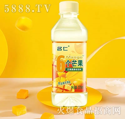 名仁6個(gè)芒果果味飲料375ml