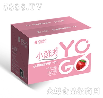 小鮮肉500mlx15瓶草莓粒果汁飲品