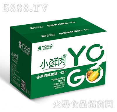 小鮮肉500mlx15瓶菠蘿粒果汁飲品