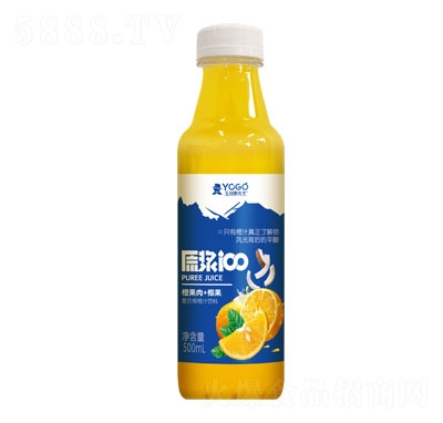 玉川果先生橙果肉+椰果復合柳橙汁飲料500ml