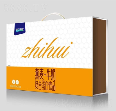 智匯淳糧燕麥+牛奶復(fù)合蛋白飲品禮盒裝250ml×12盒