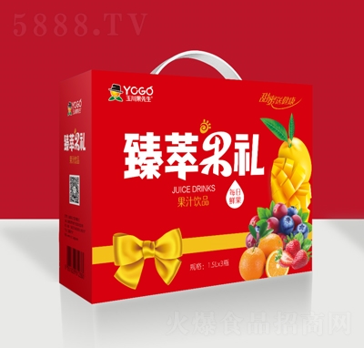 玉川果先生臻萃果禮果汁飲品1.5L×3